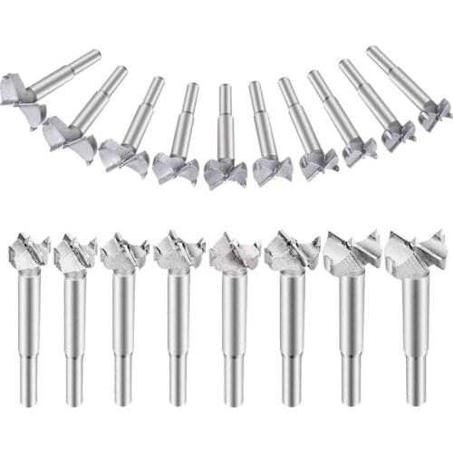 18Pcs Woodworking Hole Saw Opener 15-40mm Core Drill Bit Cemented Carbide Saw Cutter Set Drilling Power Tool Carbide Hole Opener