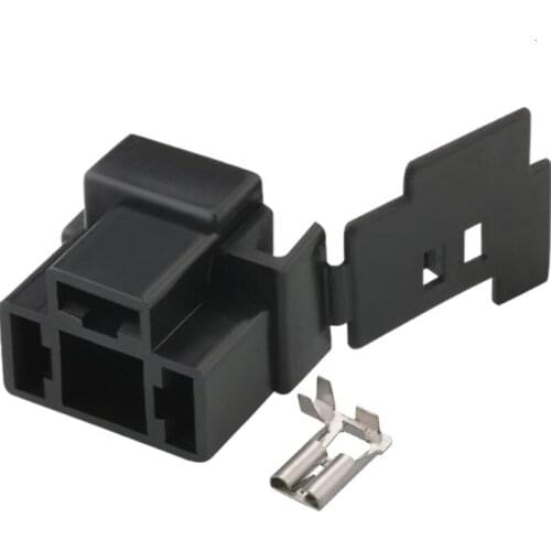 10pcs/lot 3pin 3 Pin/Way H4 Headlight Automotive Connector Plug Socket Housing For Audi VW DJD031A-1