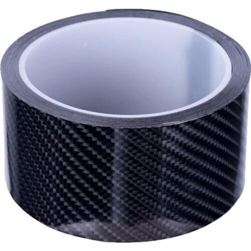 5/3M 5D Carbon Fiber Car Sticker DIY Paste Protector Strip Auto Door Sill Side Mirror Anti Scratch Tape Waterproof Protect Film