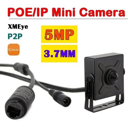 5MP Mini Ip Camera POE CCTV Security Video Surveillance IP Camera 1080P Indoor Home Onvif Small CCTV Mini camera HD Network Xmey