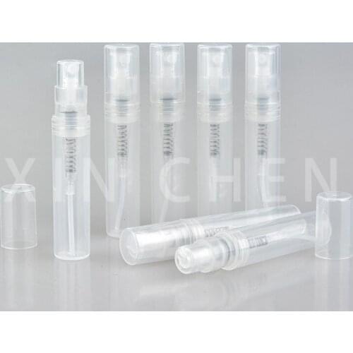 5 Pcs Plastic Perfume Spray Bottles Refillable Fine Mist Portable Sprayer Empty Travel Bottle for Makeup Cosmetic 2ML 3ML 5ML