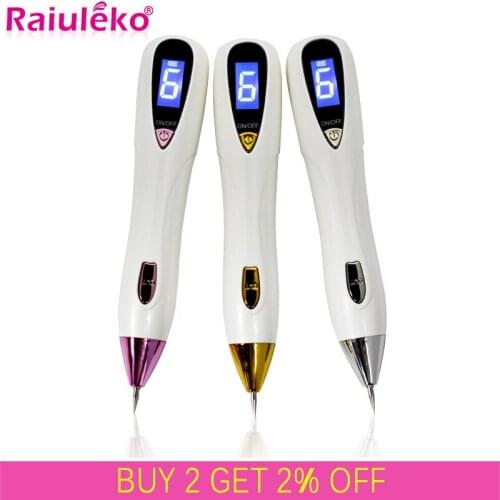 Latest 6 stalls Laser Spots Removal Pen Wrinkle Removal Machine Anti Aging Moles Removal Pen Beauty Instrument Dot Mole Spot Pen