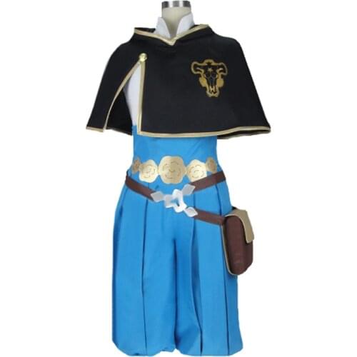 Black Clover Grey Christmas Cosplay Costume Halloween Suit Custom Made Any Size