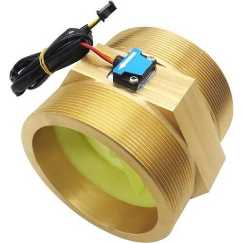 ZHONGJIANG G4'' Hall Water Flow Sensor Turbine Flow Meter 333-6666L/min Paddle Flowmeter YF-DN100