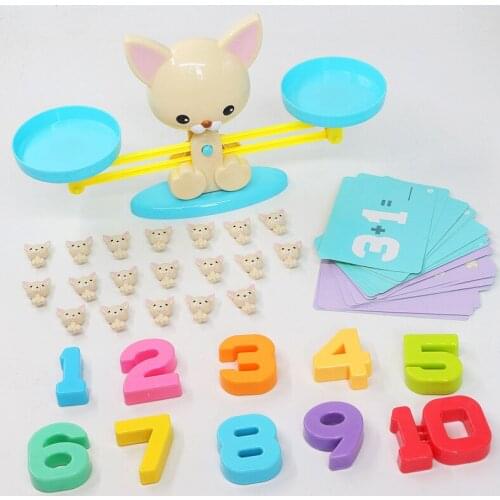 Digital Scale Addition And Subtraction Balance Game Scientific Early Education Calculation Table Scale Teach Tools