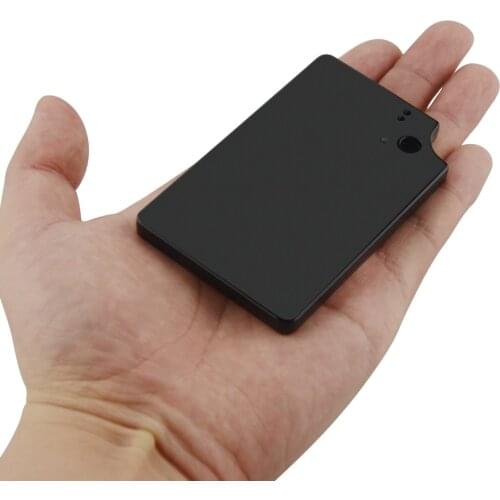 GT012 Ultra-thin Card Shape GPS Tracker Locator Real Time Anti-lost Tracking System for Old Man Children Cars