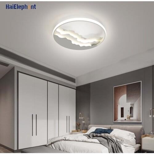 New Design LED Chandelier Lights For Study Bedroom Living Room Creative Round Lamps Home Lighting Fixtures Luminaria AC 90-260V