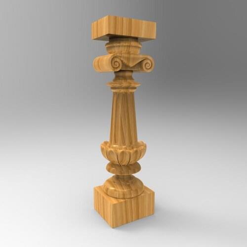 3D STL Model for CNC Router 3D Printer Artcam Aspire Cut3d -Balusters and Columns 82