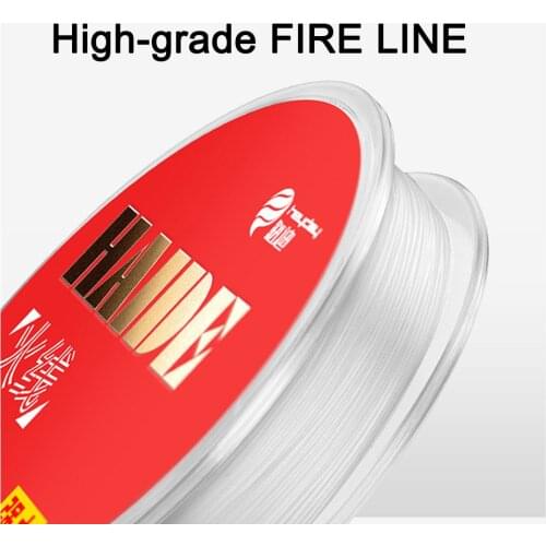 Fire line Fused Braid Smoke 10.5LB-49.6lb Multifilament fishing line for Beading Pesca Bea Fireline