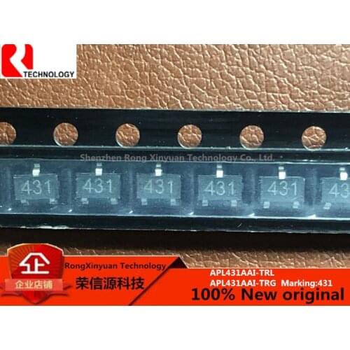APL431AAI-TRG APL431AAI-TRL 431 SOT-23 APL431AAI-TR APL431AAI APL431 0.5% Adjustable Precision Shunt Regulator 100% new original