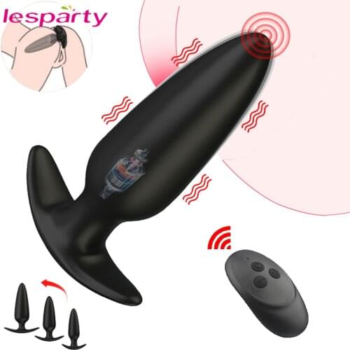 Vibrating Butt Plugs Dildo Vibrator Prostate Massage Wireless Remote Control Anal Plug G-spot Stimulator Sex Toys For Man/Woman