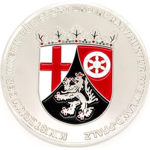 Environmental protection fashion antique copper enamel sports membership card coin