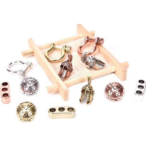 Umbrella Rope Beads Metal Charms For Bracelet Accessories Survival,DIY Pendant Buckle For Umbrella RopeLanyards