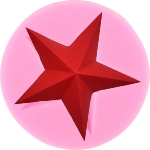 Star Silicone Molds Cake Border Fondant Mold Birthday Party Cake Decorating Tools Chocolate Gumpaste Mould Ploymer Clay Moulds