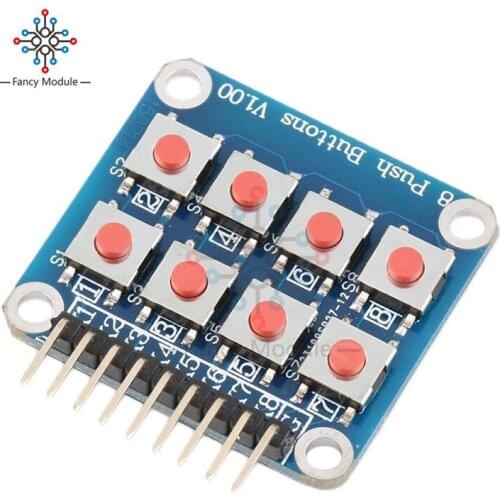 2pcs 2x4 4x2 Keypad 8 key Tactile Switch Board Matrix Keyboard Button for Arduino AVR PIC 2*4