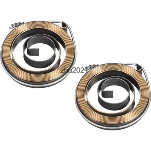Drill Press Quill Feed Return Coil Spring Assembly 1540mm 56x10x0.8mm 2pcs