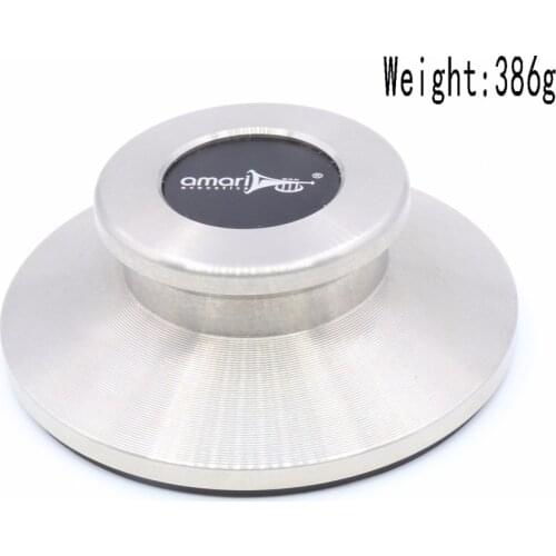 304# stainless steel 386g LP Record Disc Turntable Clamp,high quality Monza LP Stabilizer