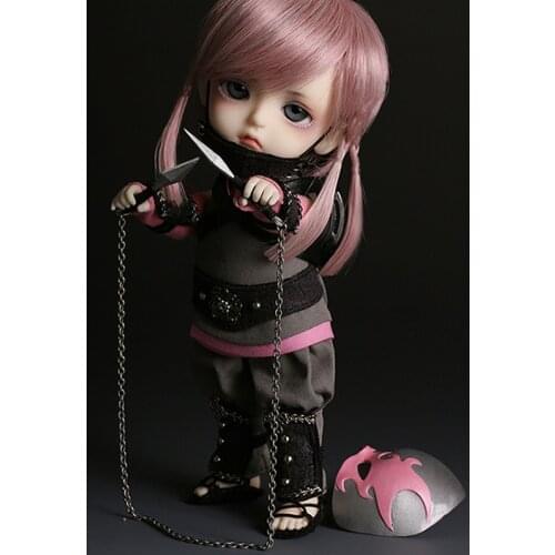 Free shipping!free makeup&eyes!top quality bjd 1/8 baby doll Special Ninja ver. Lea cute sd hot toy kids gift baby doll recast
