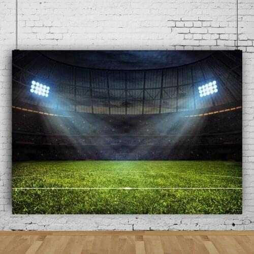 Grandstand Large Football Field Vinyl Background Shooting Backdrop Props Sport Portrait Photography Decors Video Photocall