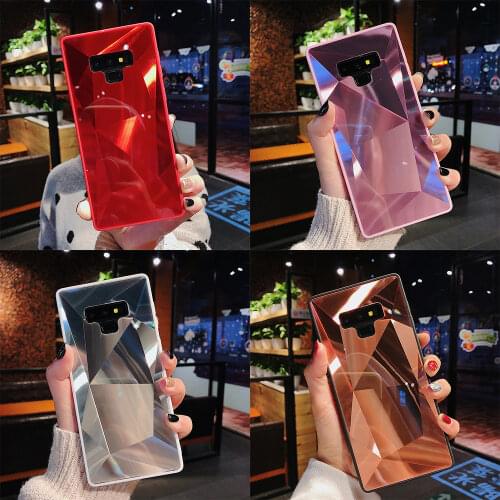Laser Mirror Diamond Case For Samsung Galaxy A51 A71 A70 A50 A30 A40 A20 A9 A7 2018 S20 Ultra S10 S9 S8 Plus Note10 Bling Cover