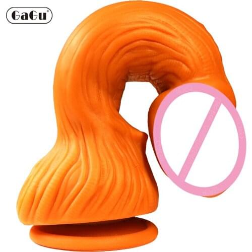 GaGu Soft Silicone Dragon Dildo Realistic Penis Female Masturbation Lifelike Dildo with Suction Cup Sex Anal Plug Toys For Woman
