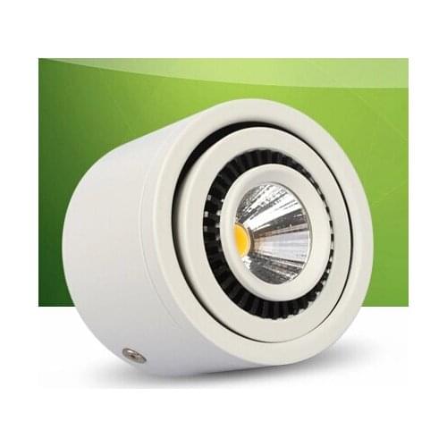 Hot sale 7W/10W Super Bright COB Surface Mounted led down light 85-265v Mounted led ceiling spot light light ,Free shipping