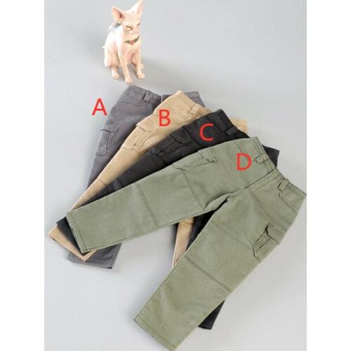 1/6th CC020 Soldier Combat Pants Overalls Model for 12"Muscle Strong Body