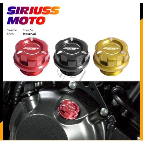 Motorcycle Engine Oil Cap Bolt Screw Filler Cover Case for Honda CBR650F After 2014