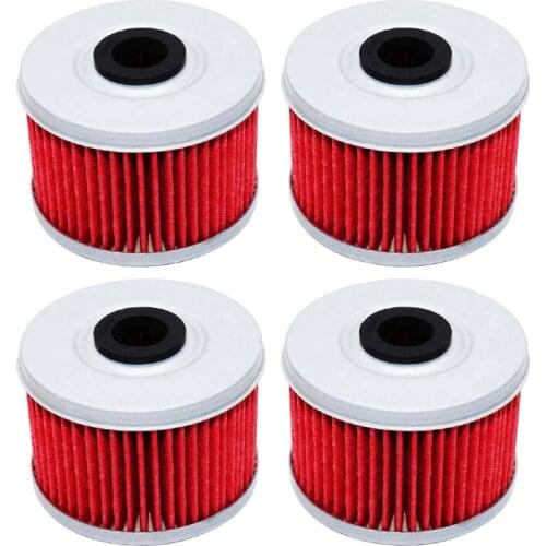 1/2/4pcs Motorcycle Oil Filter for Honda VT125 VT125C VT 125 Shadow 1999-2008 Varadero Deluxe XL125 XL125V XL 125 2001-2011