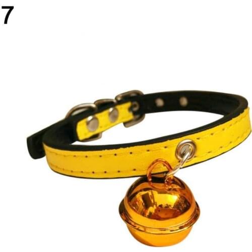 Fashion Christmas Party Puppy Dog Cat Kitten Faux Leather Bell Necklace Collar Leads Harnesses Pet Products