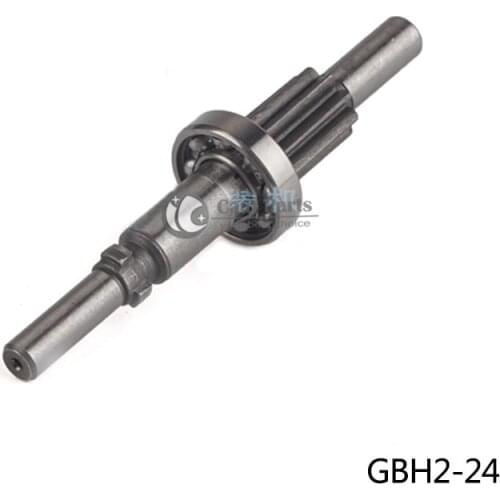 Replacement Electric Tool Metal Spur Gear Spline Shaft for Bosch GBH2-24 Hammer intermediate shaft, High quality