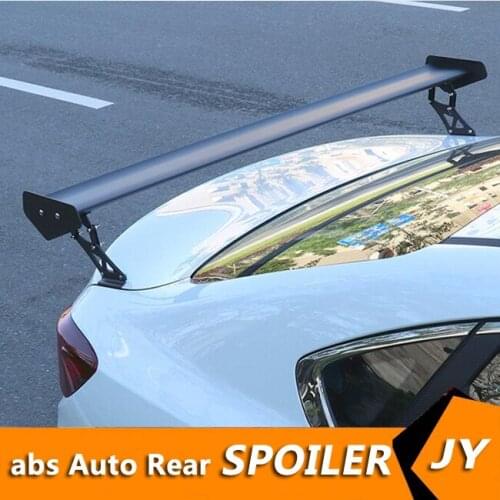 For Kia K3 Spoiler 2019-2020 KIA Forte K3 TJKHigh Quality ABS Material Car Rear Wing Primer Color Rear Spoiler