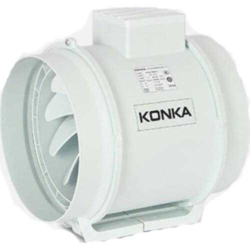 8inch 220V Silent Exhaust Fan Pipe Duct Fan Extractor Ventilation Home Kitchen Toilet Bathroom Air Clean Ventilator