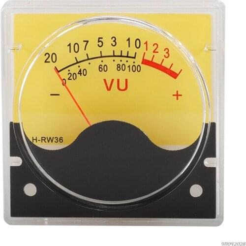 VU Level Meter TR-R36W 500uA 500 Meter Panel Mechanical Pointer Type Audio Level Meter White M7 21 Wholesales