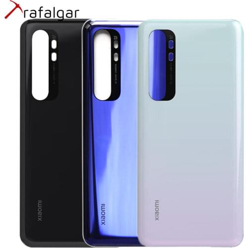 2021 NEW For Xiaomi Mi Note 10 Lite Back Glass Battery Cover Rear Housing Door Case Note10 Lite Back Glass Panel Replacement