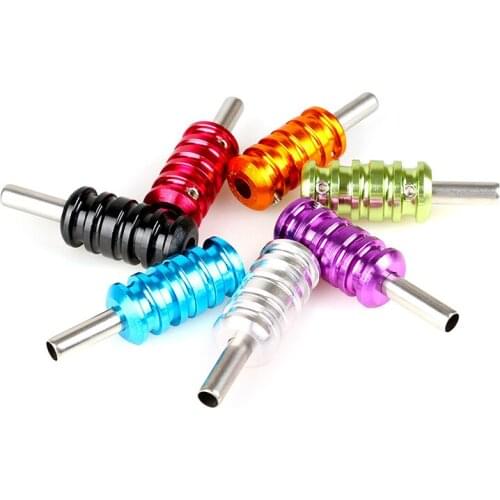 304 Stainless Steel Tattoo Grip Professional Tattoo Machine Tube Handle Tip for Tattoo Gun Supplies Body Art Tools Silver