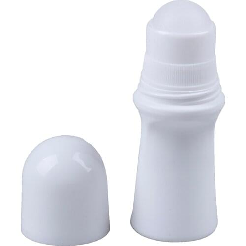 5/2/1PCS 30ml Plastic Roll On Bottle White Deodorant Container Essential Oil Perfume Empty Tube Hot Sale