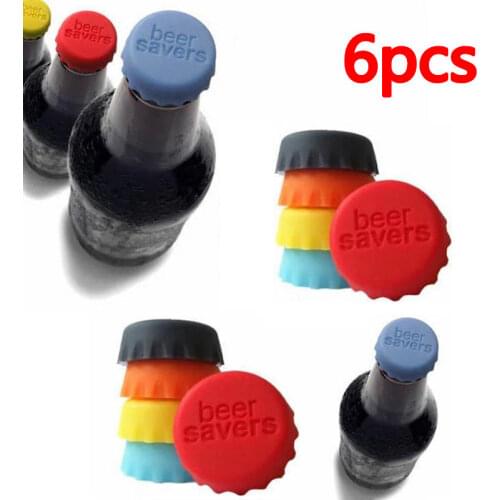 6pcs/set Fresh Keeping Bottle Cap Beer Bottle Cap Sealing Spice Vinegar Soy Sauce Soda Cola Bottle Cap Wine Preservation Stopper