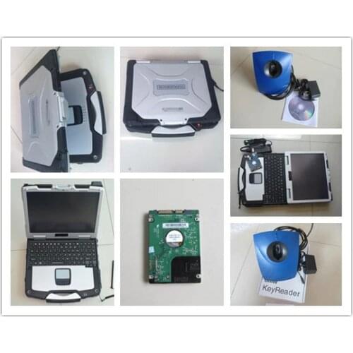 Car key programmer for bmw key reader software installed well toughbook cf-30 laptop touch 4g ready to work