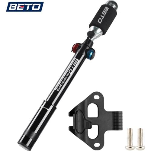 Beto Mini Co2 / Hand Bicycle Pumps Presta Schrader Adapter Bike Pump Ball Tire Air Inflator Bicycle Pump Mountain Road Bike Pump