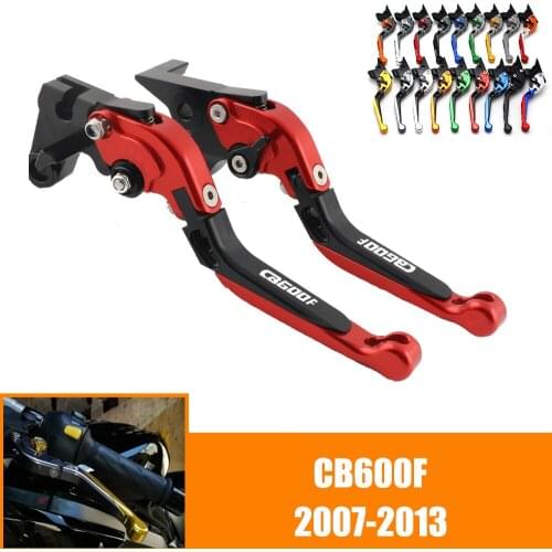 For HONDA CB 600 F CB 600F CB600F 2007 2008 2009 2010 2011 2012 2013 Motorcycle Adjustable Brake Clutch Lever Levers Folding