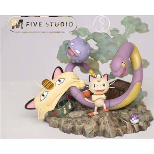 Pokemon Collections Model Toy M5 Meowth Limited Edition Action Figure Statue Gifts