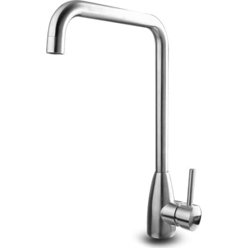 Hot sales new design classic 304 stainless steel faucet with brushed finish kitchen faucets brushed faucet CUPC