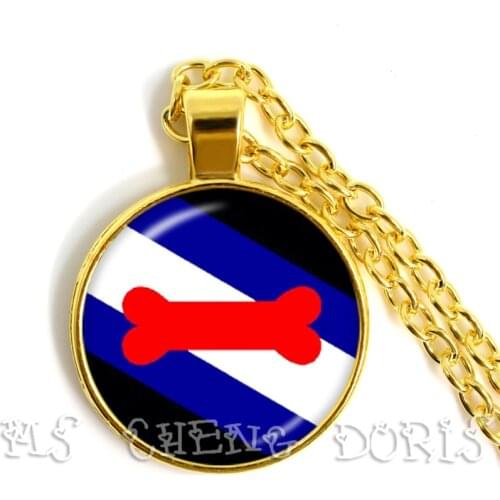 Mutilayered Colorful Gay Lesbian LGBT Pendant Necklaces Rainbow Flag Bi Pride Necklace Glass Jewelry New Arrival