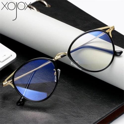 XojoX Round Vintage Finished Myopia Glasses Men Women Fashion Prescription Glasses Short-sighted Diopter -1.5 -2.0 -2.5 -3.0