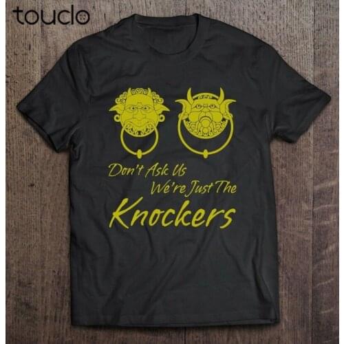 Don't Ask Us We're Just The Knockers Labyrinth T shirt Vintage Men Gift Tee