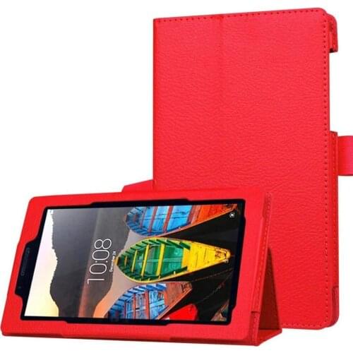 NEW litchi PU leather stand cover For Lenovo Tab 3 730 730F 730M 730X 7.0 tablet case for lenovo TB3-730F TB3-730M Magnet cover