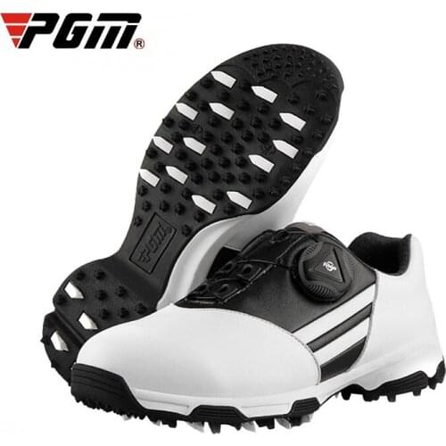 PGM Children Golf Shoes Waterproof Sports Sneakers Lightweight Non-slip Spikes Shoes Breathable Training Shoes New Arrival D0847