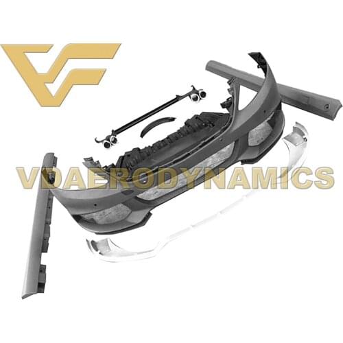 Suitable For 13-16 Benz W222 S300 S350 S400 S500 VAD-B Full Body Kit Front Bumper Rear Lip Side Skirts