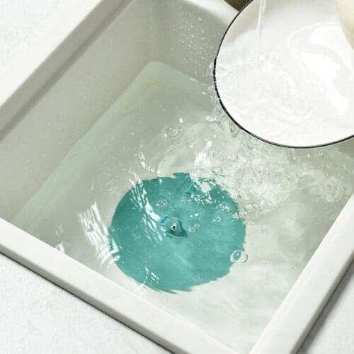 Silicone Anti-odor Sewer Floor Drain Cover Round Water Plug Invisible Sink Sealing Cover Bathroom Sink Kitchen Accessories